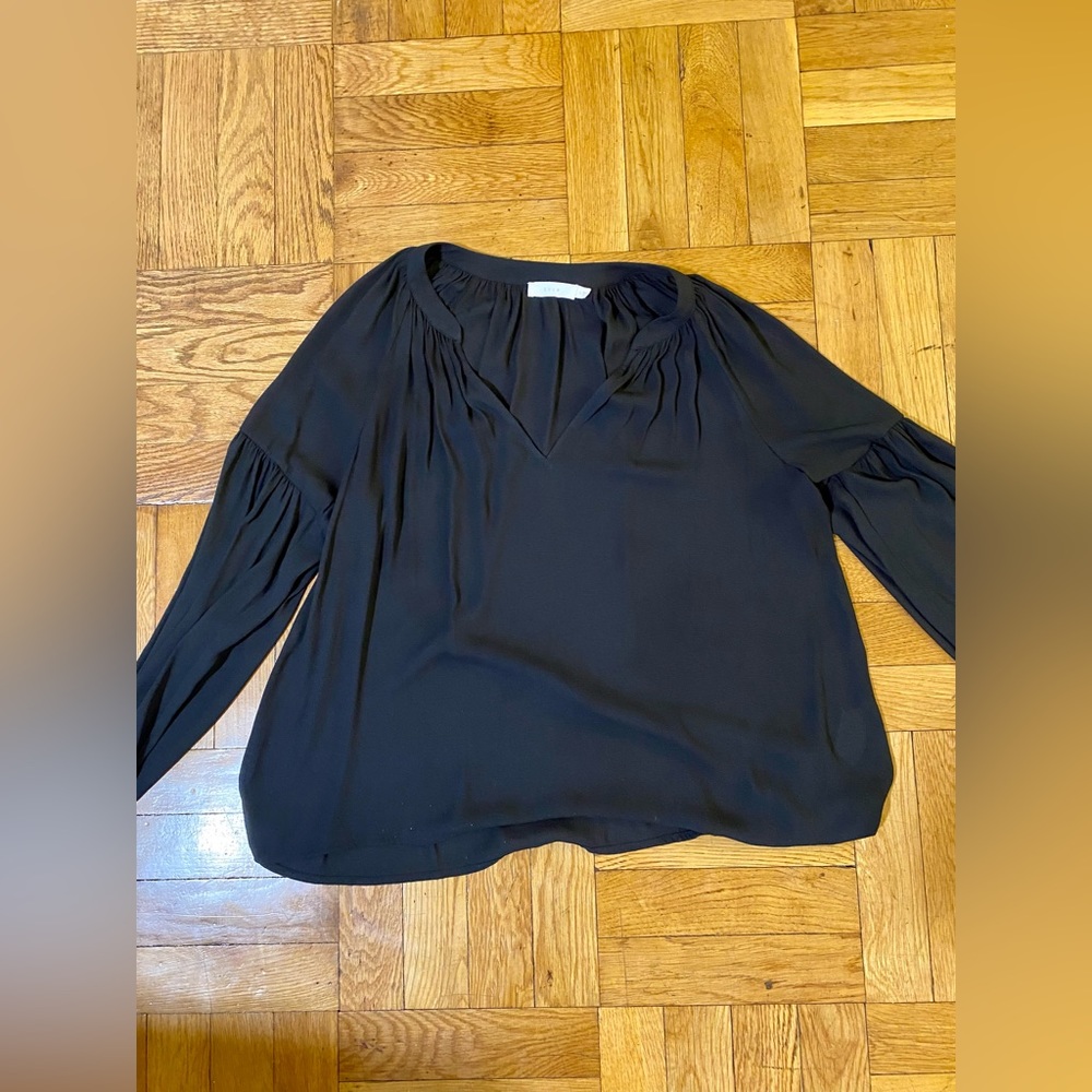 Lush brand black long sleeve blouse